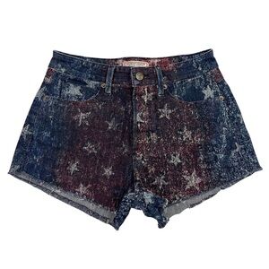 GUESS Faded Stars Denim Shorts